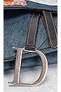 view 6 of 9 Dior Floral Saddle Bag in Blue