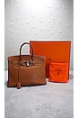 view 10 of 10 Hermes Togo Birkin 35 Bag in Brown