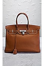view 2 of 10 Hermes Togo Birkin 35 Bag in Brown