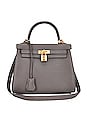 view 1 of 8 Hermes Kelly 25 Togo Handbag in Gris Meyer