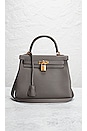 view 2 of 8 Hermes Kelly 25 Togo Handbag in Gris Meyer