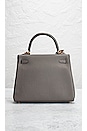 view 3 of 8 Hermes Kelly 25 Togo Handbag in Gris Meyer