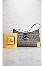 view 10 of 10 Fendi Zucchino Shoulder Bag in Navy