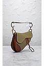 view 4 of 9 Dior Canvas Saddle Bag in Green