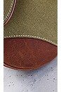 view 9 of 9 Dior Canvas Saddle Bag in Green