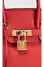 view 6 of 10 Hermes Birkin 25 Togo Bag in Red