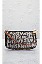 view 2 of 9 Louis Vuitton Monogram Graffiti Pochette Accessoires Shoulder Bag in Brown