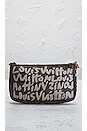 view 3 of 9 Louis Vuitton Monogram Graffiti Pochette Accessoires Shoulder Bag in Brown