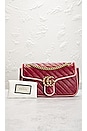 view 10 of 10 Gucci GG Marmont Quilted Shoulder Bag in Red