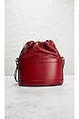 view 3 of 9 Gucci Horsebit 1955 Bucket Bag in Red