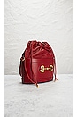view 4 of 9 Gucci Horsebit 1955 Bucket Bag in Red