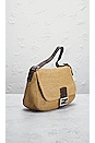 view 4 of 9 Fendi Mama Baguette Raffia Bag in Brown