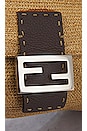 view 6 of 9 Fendi Mama Baguette Raffia Bag in Brown