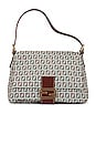 view 1 of 8 Fendi Zucca Mama Baguette Shoulder Bag in Light Blue