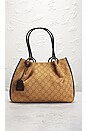 view 2 of 10 Gucci GG Monogram Canvas Handbag in Beige