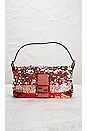 view 2 of 10 Fendi Sequin Baguette Shoulder Bag in Red