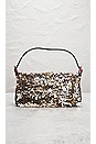 view 3 of 10 Fendi Sequin Baguette Shoulder Bag in Red