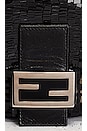 view 6 of 10 Fendi Sequin Baguette Shoulder Bag in Black