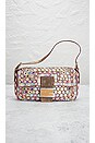 view 2 of 6 Fendi Embroidered Beaded Baguette Shoulder Bag in Multi