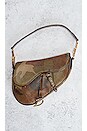 view 2 of 7 Dior Camouflage Canvas Saddle Bag in Army