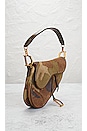 view 4 of 7 Dior Camouflage Canvas Saddle Bag in Army