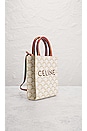 view 4 of 9 Celine Vertical Triomphe Canvas Shoulder Bag in Cream