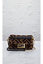 view 2 of 9 Fendi Mini Zucca Baguette Chain Shoulder Bag in Brown