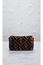 view 3 of 9 Fendi Mini Zucca Baguette Chain Shoulder Bag in Brown