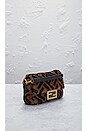 view 4 of 9 Fendi Mini Zucca Baguette Chain Shoulder Bag in Brown