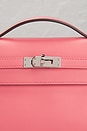 view 6 of 8 Hermes Kelly Pochette Handbag in Rose Swift