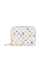 view 1 of 9 Louis Vuitton Zippy Coin Purse in White Multicolor Monogram