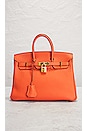 view 2 of 9 Hermes Birkin 25cm Handbag in Feu Orange