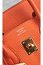 view 5 of 9 Hermes Birkin 25cm Handbag in Feu Orange