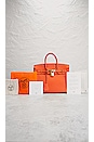 view 9 of 9 Hermes Birkin 25cm Handbag in Feu Orange