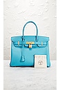 view 10 of 10 SAC À MAIN HERMES in Bleu De Nord