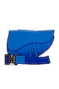 view 1 of 9 Dior Calfskin Leather Saddle Shoulder Bag in Blue