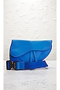 view 2 of 9 Dior Calfskin Leather Saddle Shoulder Bag in Blue