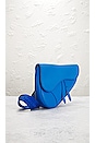 view 4 of 9 Dior Calfskin Leather Saddle Shoulder Bag in Blue