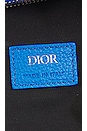 view 5 of 9 Dior Calfskin Leather Saddle Shoulder Bag in Blue