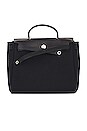 view 1 of 9 Hermes PM Leather Handbag in Cream Etoile & Black