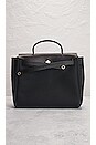 view 2 of 9 Hermes PM Leather Handbag in Cream Etoile & Black