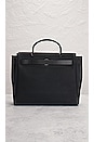 view 3 of 9 Hermes PM Leather Handbag in Cream Etoile & Black