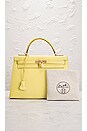 view 10 of 10 Hermes Kelly 32cm Handbag in Lime