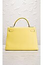 view 3 of 10 Hermes Kelly 32cm Handbag in Lime