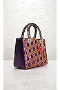 view 4 of 10 Dior Lady Lambskin Handbag in Purple