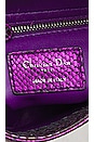 view 5 of 10 Dior Python Mini Lady Handbag in Metallic Purple