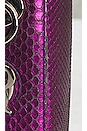 view 8 of 10 Dior Python Mini Lady Handbag in Metallic Purple