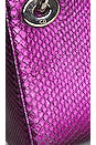 view 9 of 10 Dior Python Mini Lady Handbag in Metallic Purple