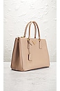 view 4 of 10 Prada Saffiano Leather 2 Way Shoulder Bag in Beige