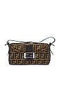 view 1 of 10 Fendi Zucca Mama Baguette Shoulder Bag in Brown